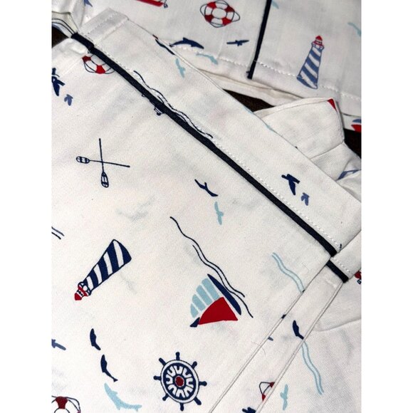Childrens Petite Plume Nautical Print Pajama Set Size 6 - Picture 8 of 13